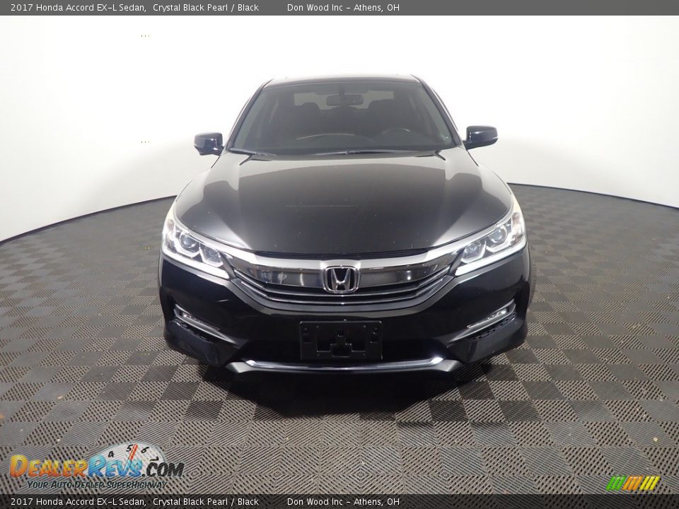 2017 Honda Accord EX-L Sedan Crystal Black Pearl / Black Photo #7