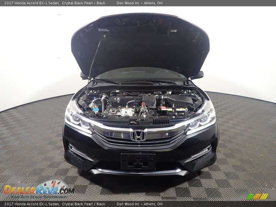 2017 Honda Accord EX-L Sedan Crystal Black Pearl / Black Photo #8