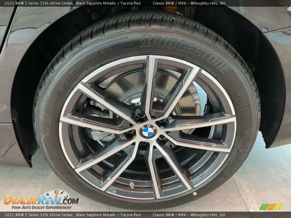2022 BMW 3 Series 330i xDrive Sedan Black Sapphire Metallic / Tacora Red Photo #3