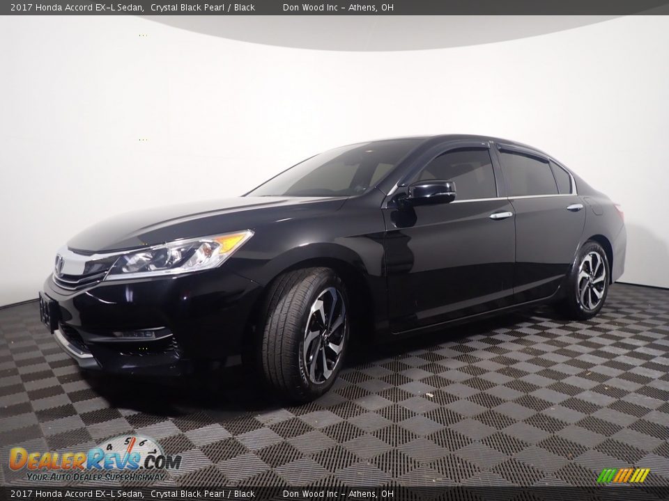 2017 Honda Accord EX-L Sedan Crystal Black Pearl / Black Photo #10