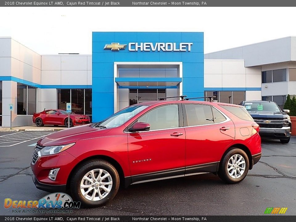 2018 Chevrolet Equinox LT AWD Cajun Red Tintcoat / Jet Black Photo #1