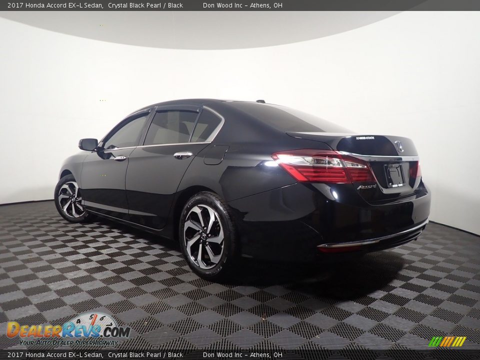 2017 Honda Accord EX-L Sedan Crystal Black Pearl / Black Photo #13