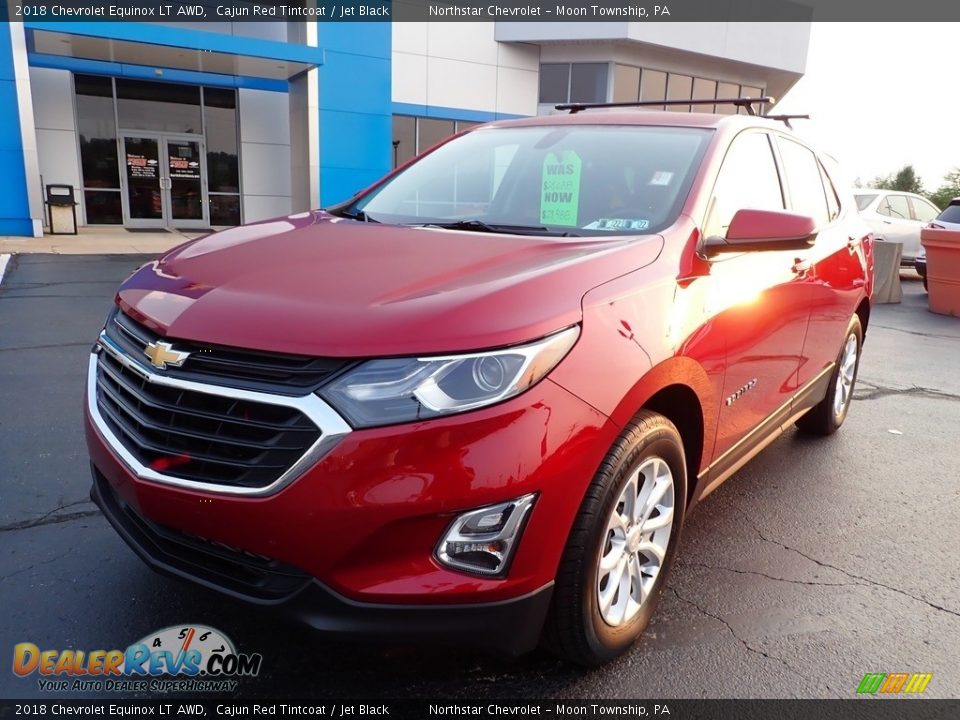 2018 Chevrolet Equinox LT AWD Cajun Red Tintcoat / Jet Black Photo #2