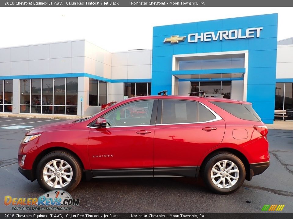 2018 Chevrolet Equinox LT AWD Cajun Red Tintcoat / Jet Black Photo #3