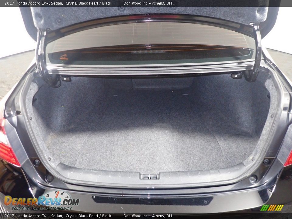 2017 Honda Accord EX-L Sedan Crystal Black Pearl / Black Photo #17