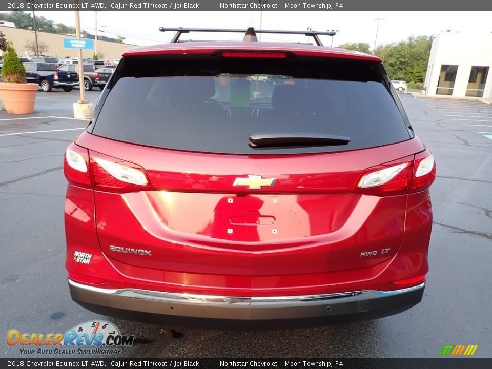 2018 Chevrolet Equinox LT AWD Cajun Red Tintcoat / Jet Black Photo #6