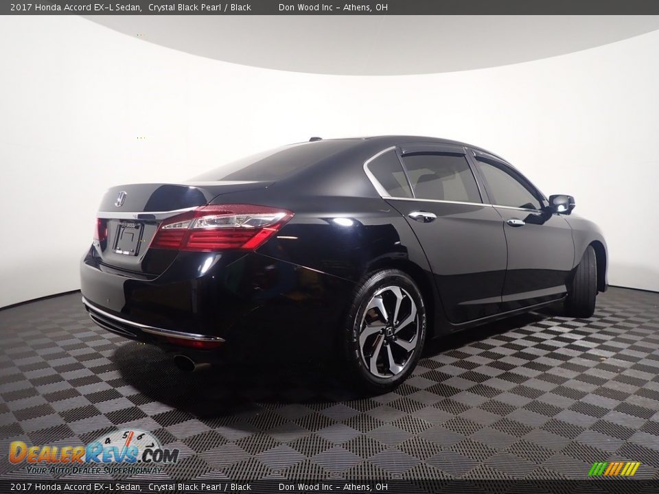 2017 Honda Accord EX-L Sedan Crystal Black Pearl / Black Photo #18