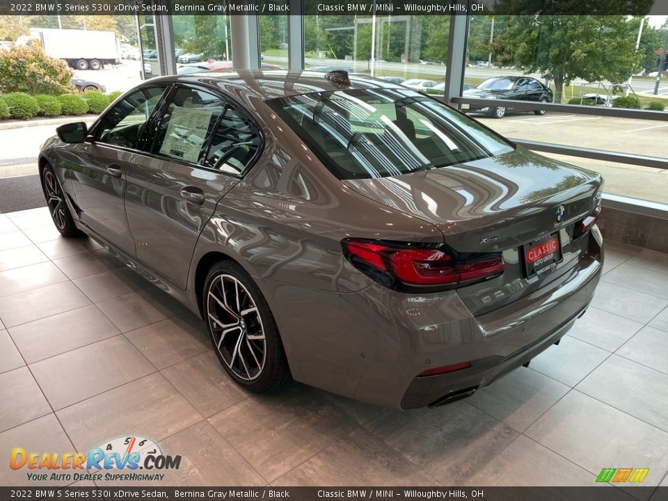 2022 BMW 5 Series 530i xDrive Sedan Bernina Gray Metallic / Black Photo #2