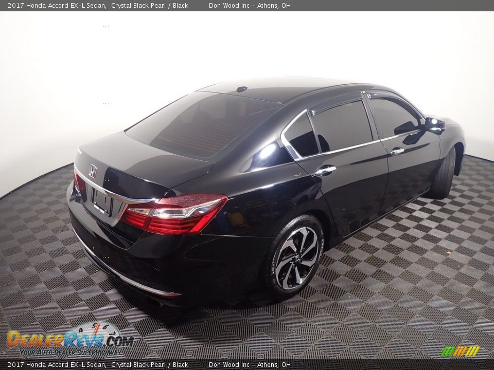 2017 Honda Accord EX-L Sedan Crystal Black Pearl / Black Photo #19