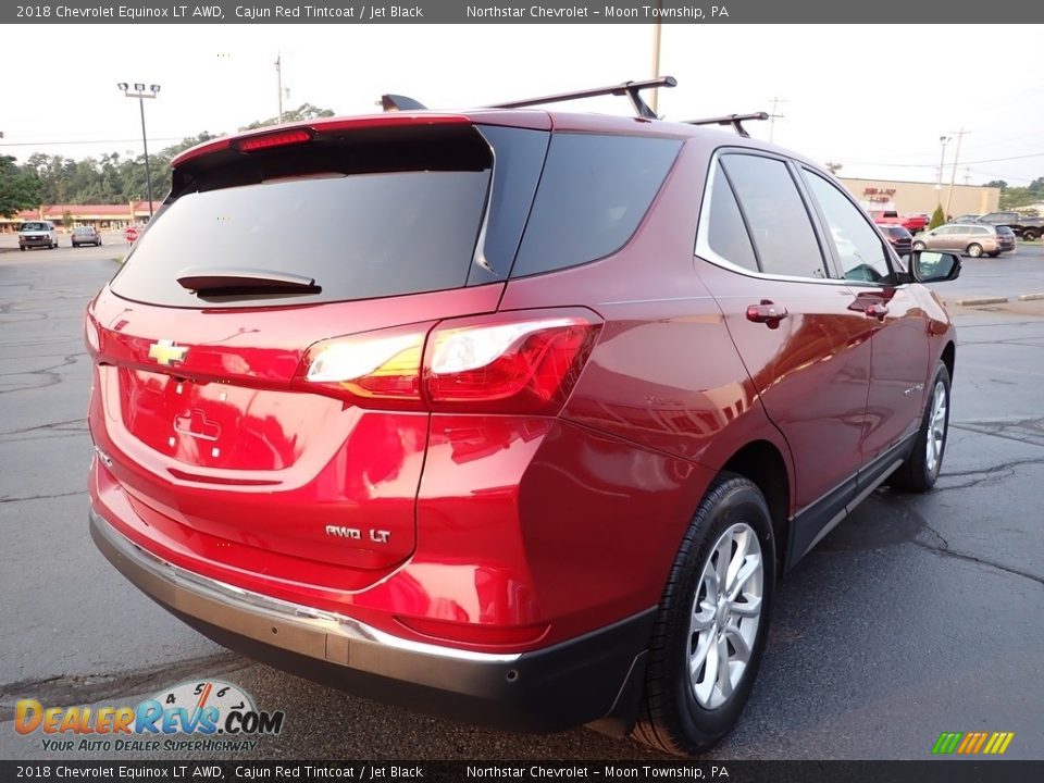2018 Chevrolet Equinox LT AWD Cajun Red Tintcoat / Jet Black Photo #8