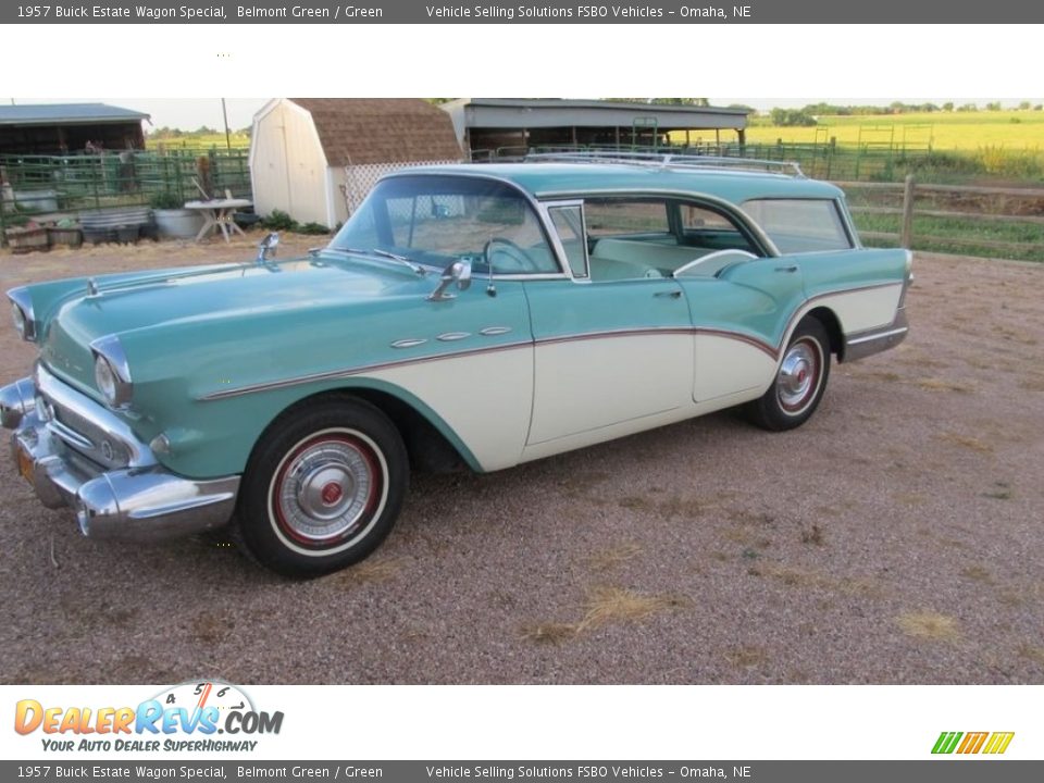 Belmont Green 1957 Buick Estate Wagon Special Photo #1