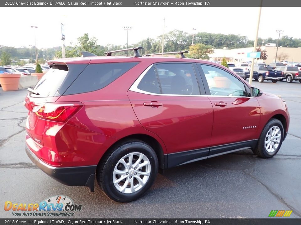 2018 Chevrolet Equinox LT AWD Cajun Red Tintcoat / Jet Black Photo #9