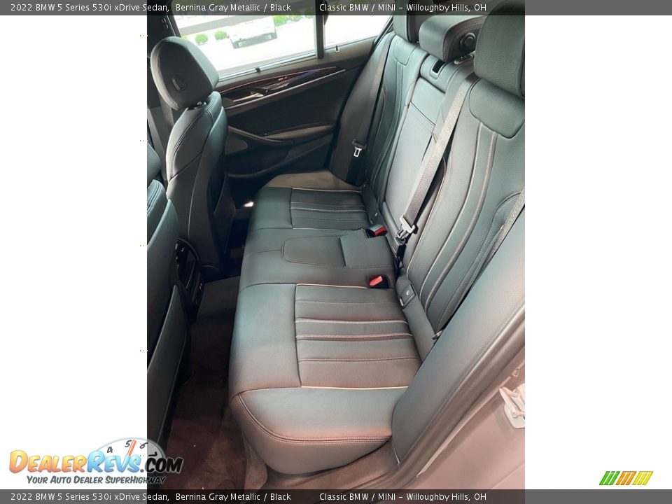 Rear Seat of 2022 BMW 5 Series 530i xDrive Sedan Photo #5