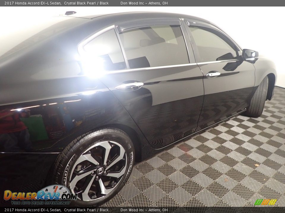 2017 Honda Accord EX-L Sedan Crystal Black Pearl / Black Photo #21