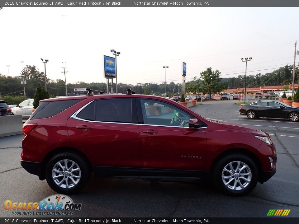 2018 Chevrolet Equinox LT AWD Cajun Red Tintcoat / Jet Black Photo #10
