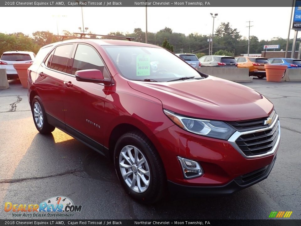 2018 Chevrolet Equinox LT AWD Cajun Red Tintcoat / Jet Black Photo #11