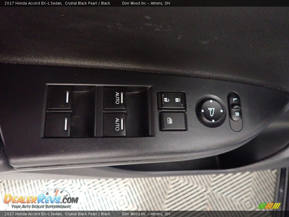 2017 Honda Accord EX-L Sedan Crystal Black Pearl / Black Photo #23