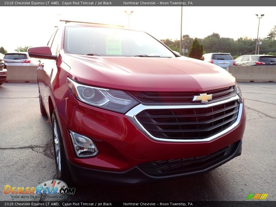 2018 Chevrolet Equinox LT AWD Cajun Red Tintcoat / Jet Black Photo #12
