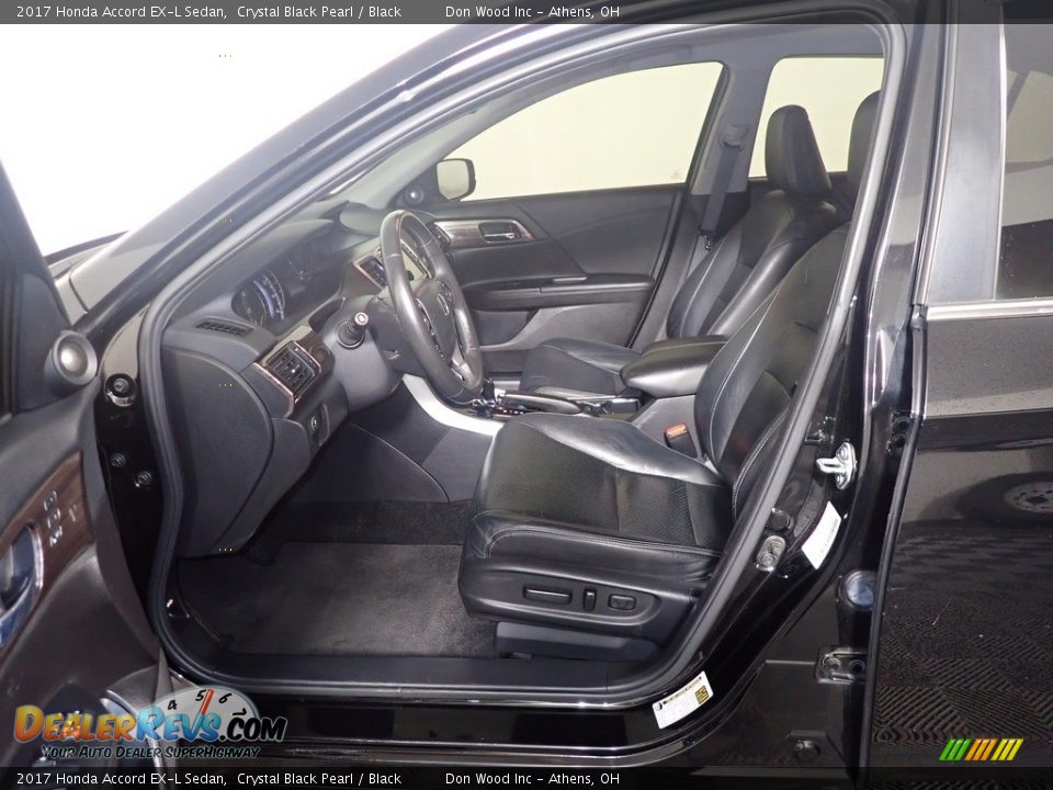 2017 Honda Accord EX-L Sedan Crystal Black Pearl / Black Photo #24