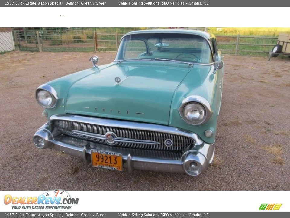 1957 Buick Estate Wagon Special Belmont Green / Green Photo #7