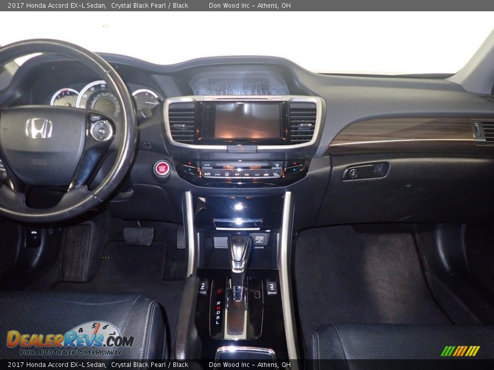 2017 Honda Accord EX-L Sedan Crystal Black Pearl / Black Photo #27