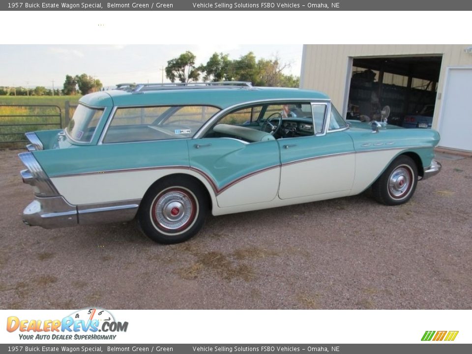 Belmont Green 1957 Buick Estate Wagon Special Photo #8