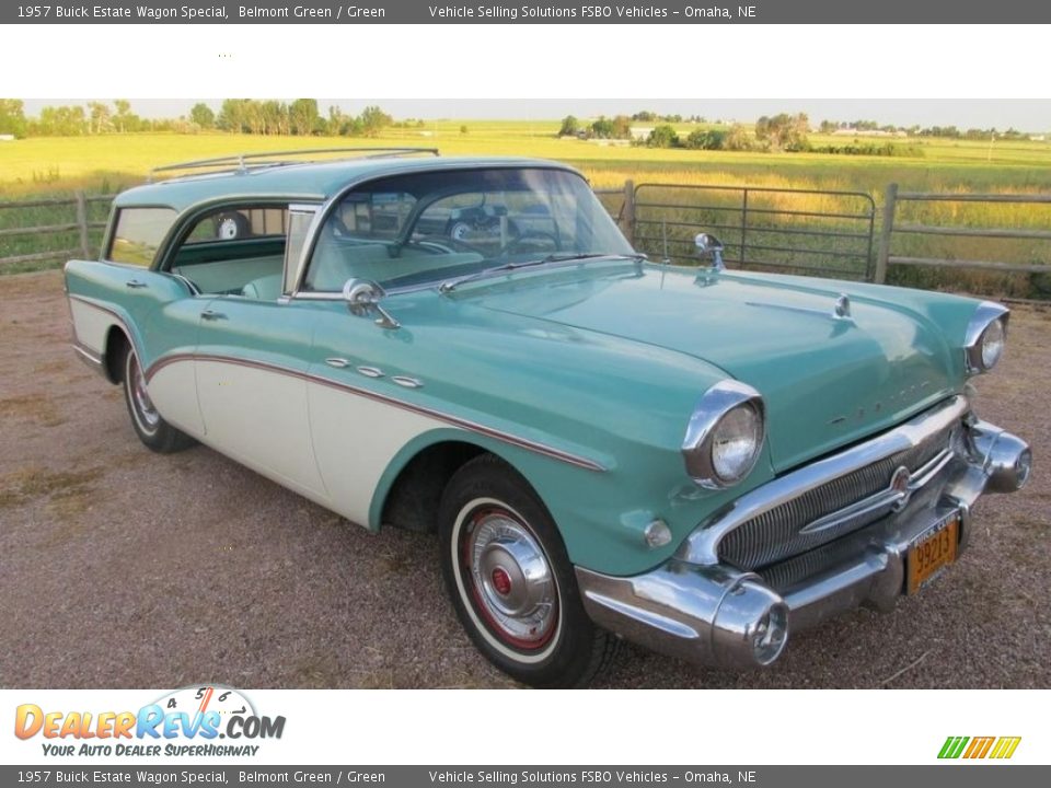 Front 3/4 View of 1957 Buick Estate Wagon Special Photo #9