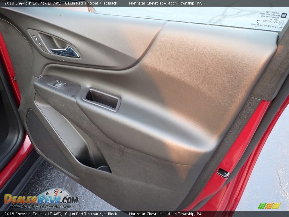 2018 Chevrolet Equinox LT AWD Cajun Red Tintcoat / Jet Black Photo #17