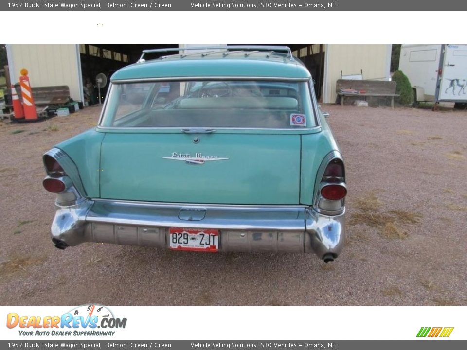 1957 Buick Estate Wagon Special Belmont Green / Green Photo #12