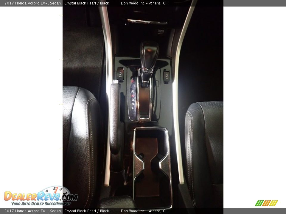 2017 Honda Accord EX-L Sedan Crystal Black Pearl / Black Photo #34