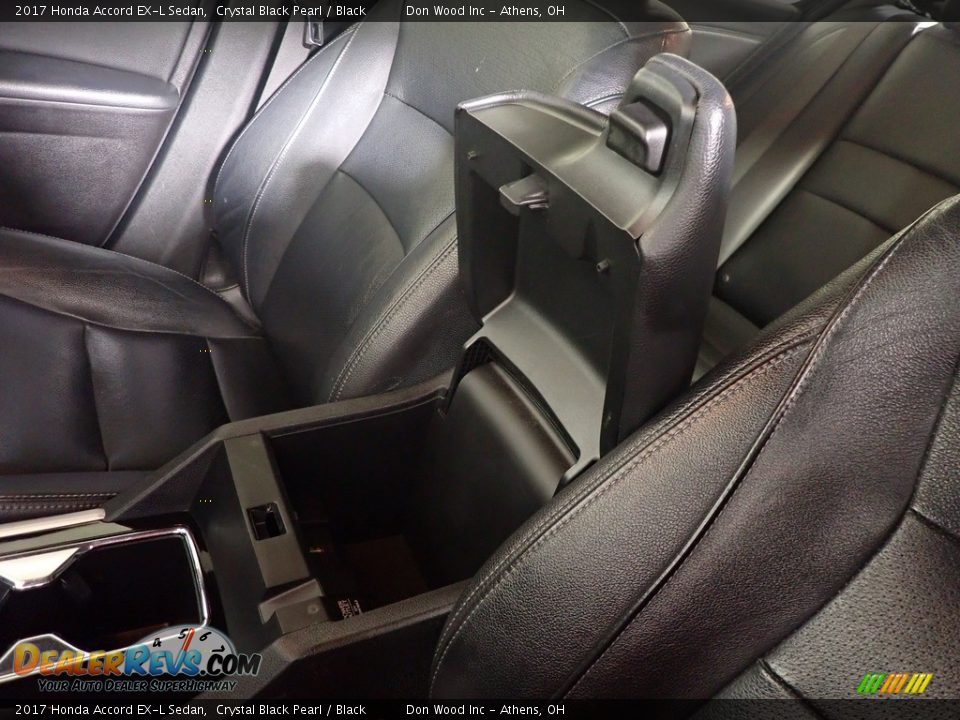 2017 Honda Accord EX-L Sedan Crystal Black Pearl / Black Photo #35