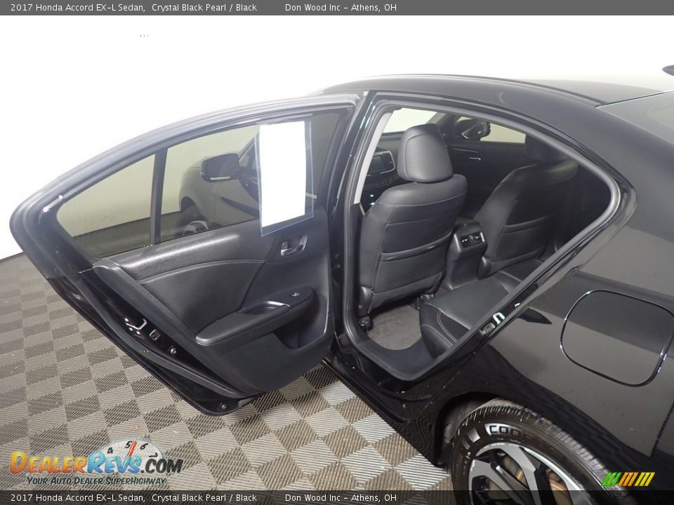 2017 Honda Accord EX-L Sedan Crystal Black Pearl / Black Photo #36