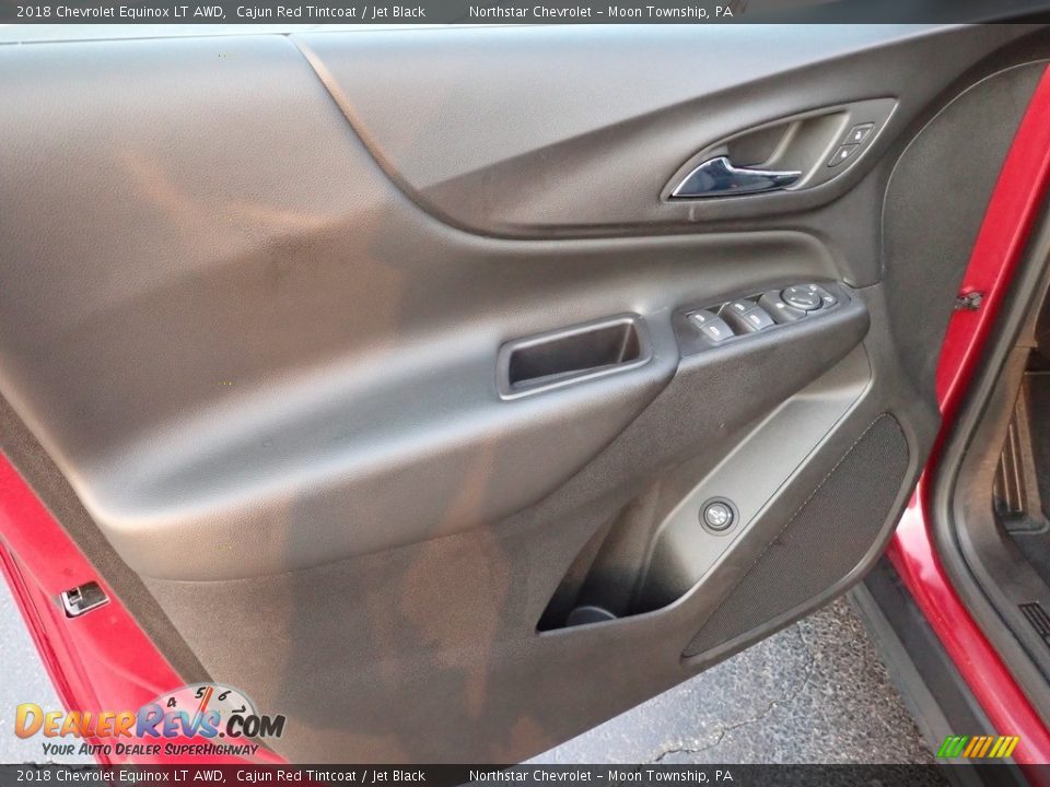 2018 Chevrolet Equinox LT AWD Cajun Red Tintcoat / Jet Black Photo #24