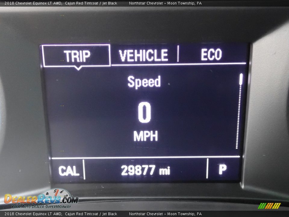 2018 Chevrolet Equinox LT AWD Cajun Red Tintcoat / Jet Black Photo #29