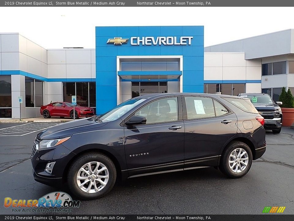 2019 Chevrolet Equinox LS Storm Blue Metallic / Medium Ash Gray Photo #1