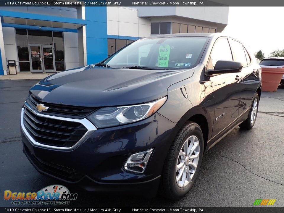 2019 Chevrolet Equinox LS Storm Blue Metallic / Medium Ash Gray Photo #2