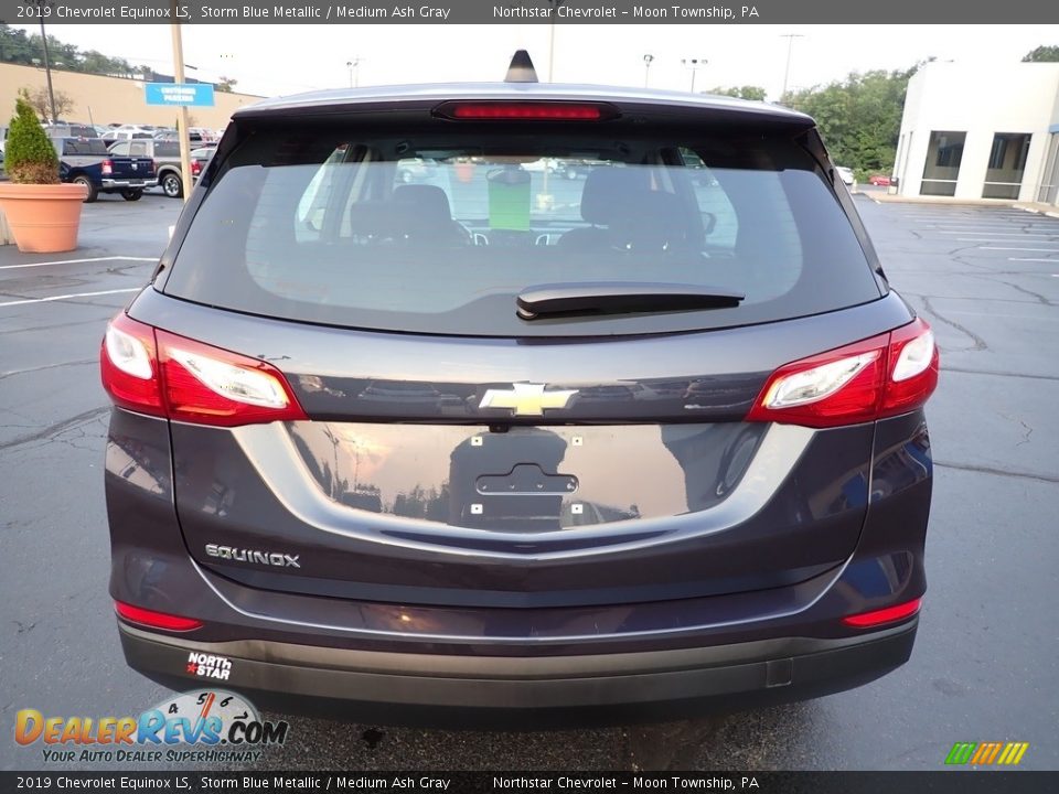 2019 Chevrolet Equinox LS Storm Blue Metallic / Medium Ash Gray Photo #6