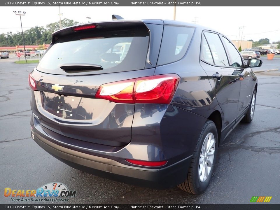 2019 Chevrolet Equinox LS Storm Blue Metallic / Medium Ash Gray Photo #8