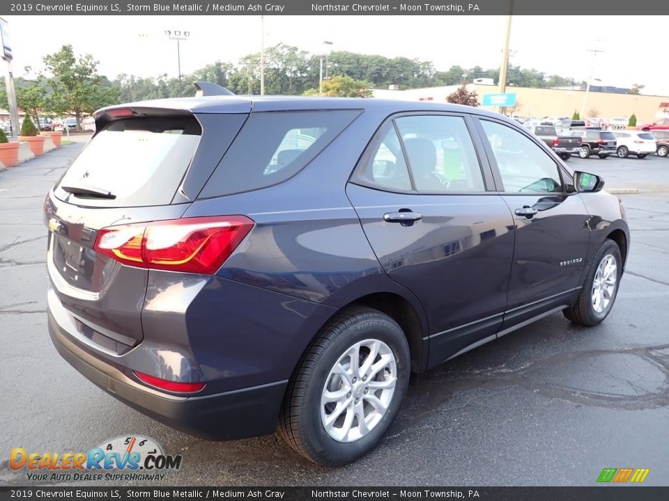 2019 Chevrolet Equinox LS Storm Blue Metallic / Medium Ash Gray Photo #9