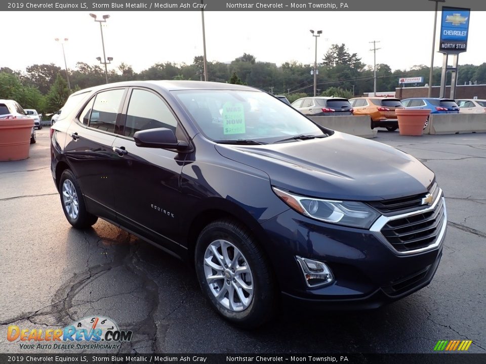 2019 Chevrolet Equinox LS Storm Blue Metallic / Medium Ash Gray Photo #11