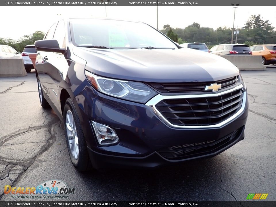 2019 Chevrolet Equinox LS Storm Blue Metallic / Medium Ash Gray Photo #12