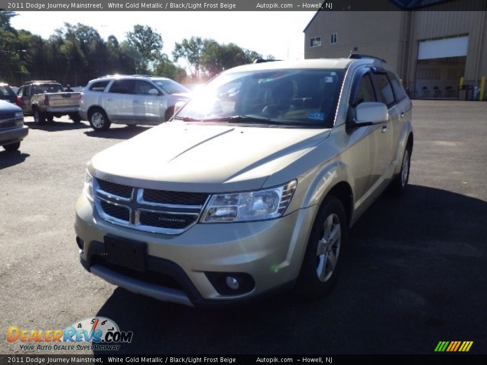 2011 Dodge Journey Mainstreet White Gold Metallic / Black/Light Frost Beige Photo #1