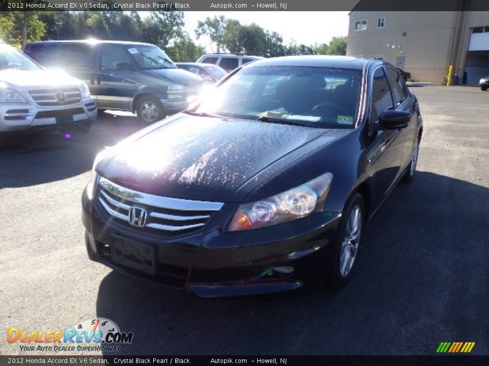 2012 Honda Accord EX V6 Sedan Crystal Black Pearl / Black Photo #1