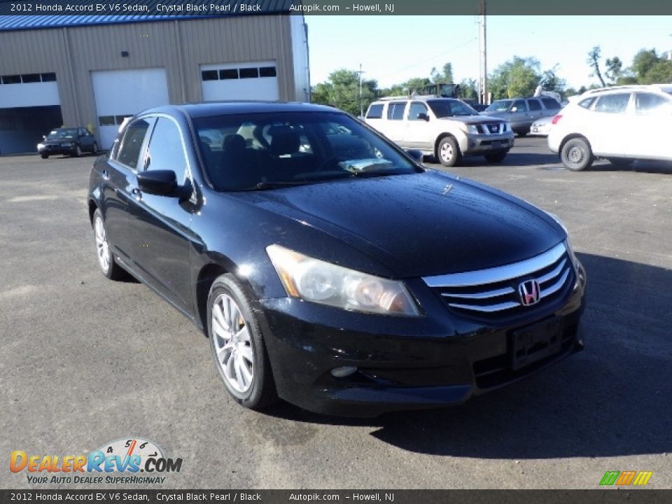 2012 Honda Accord EX V6 Sedan Crystal Black Pearl / Black Photo #3