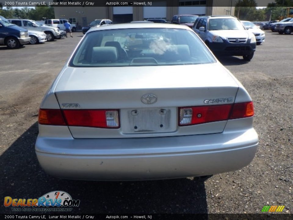 2000 Toyota Camry LE Lunar Mist Metallic / Gray Photo #5