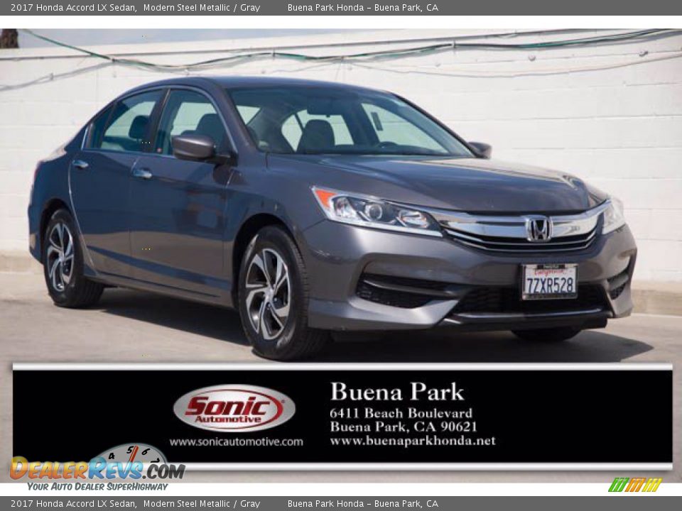 2017 Honda Accord LX Sedan Modern Steel Metallic / Gray Photo #1