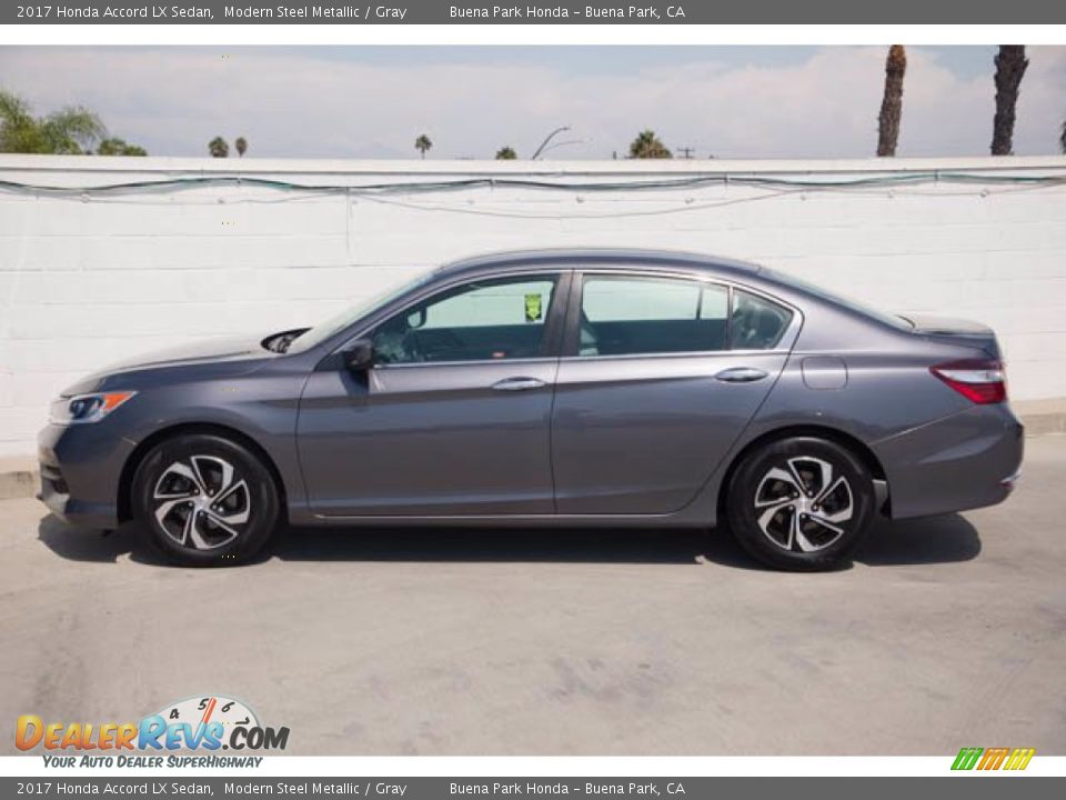 2017 Honda Accord LX Sedan Modern Steel Metallic / Gray Photo #10