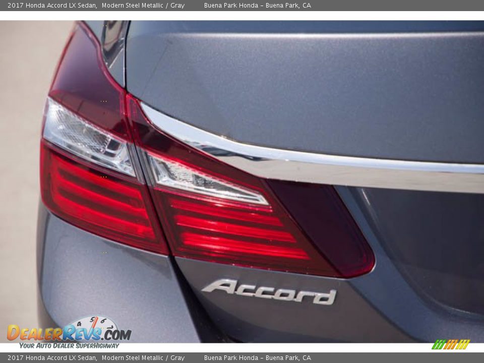 2017 Honda Accord LX Sedan Modern Steel Metallic / Gray Photo #12
