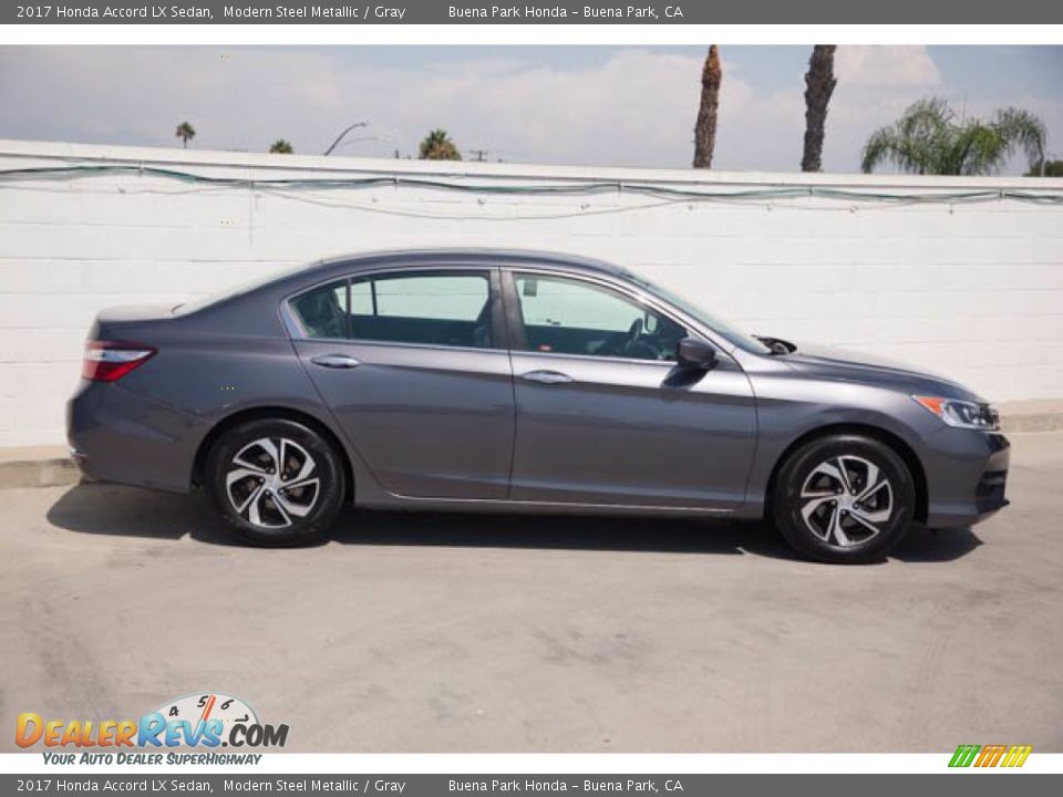 2017 Honda Accord LX Sedan Modern Steel Metallic / Gray Photo #14