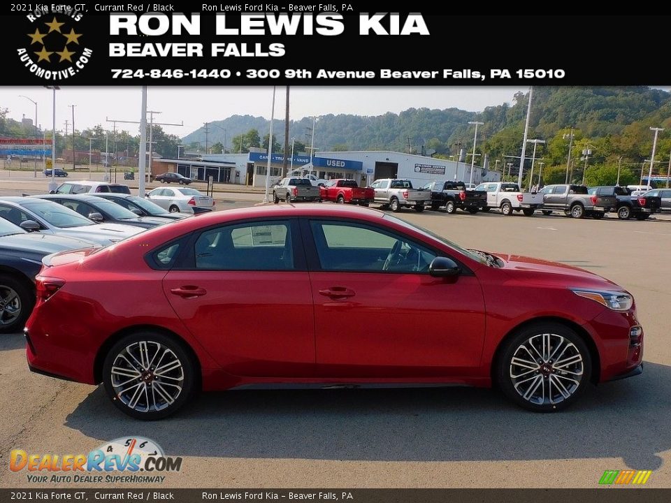 2021 Kia Forte GT Currant Red / Black Photo #1